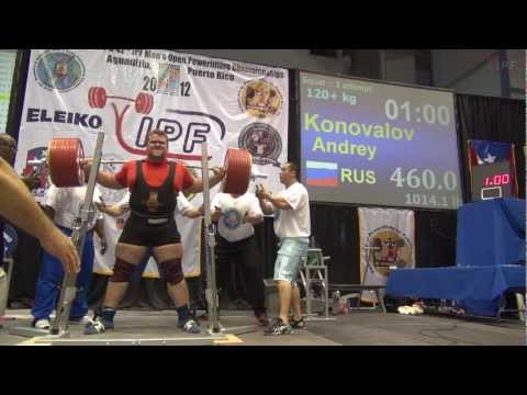 Konovalov Andrey 120+kg  of 2012 IPF World Men's Championships