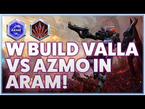 Valla Strafe - W BUILD VALLA VS AZMO IN ARAM!