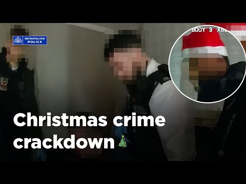Tackling crime at Christmas | Officers make arrests and put criminals on Santa's naughty list