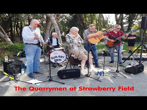 John Lennon's Quarrymen Performing at Strawberry Field - 28th August 2021