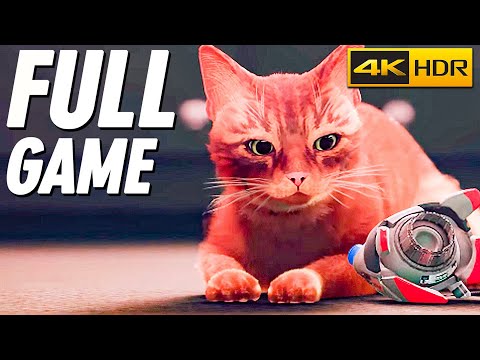 Stray PS5 FULL GAME Walkthrough - 4K ULTRA HDR Gameplay - No Commentary