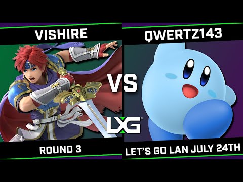 Vishire (Roy) vs qwertz143 (Kirby) - LXG Let's Go LAN July 24th