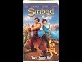 Opening To Sinbad Legend Of The Seven Seas 2003 VHS