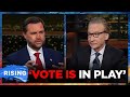 Bill Maher tells JD Vance his 'vote is in play' amid Dems' alleged socialist swing | RISING