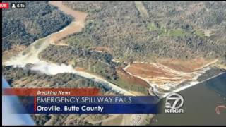 Oroville Dam Spillway Imminent Failure Live Coverage