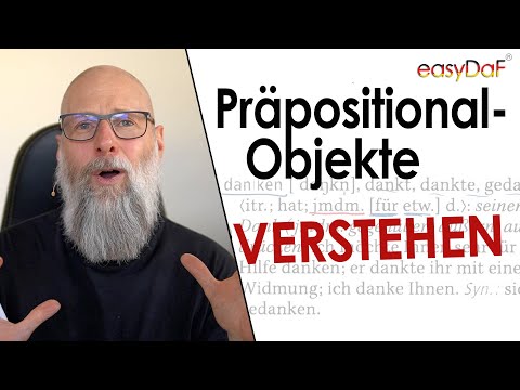 Prepositional objects - recognizing and understanding