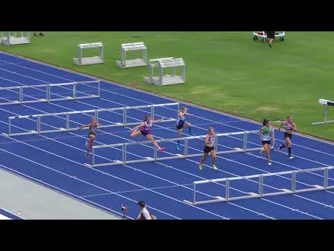80m Hurdles U14 Final Molly Degraaf 13.92 +1.6 Queensland Junior Championships 2018
