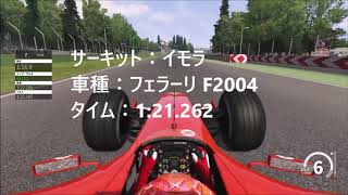 PS4:アセットコルサ：フェラーリF2004:イモラ