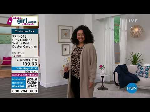 HSN | What A Girl Wants with Sarah 01.03.2023 - 08 PM