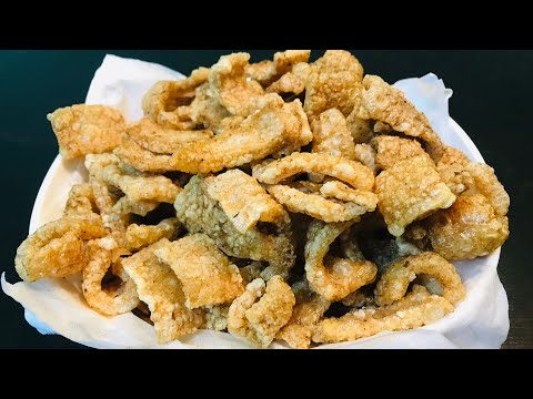 How to make pork skin chicharon/crispy pork chicharon/chicharon baboy