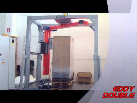 PKG EDDY DOUBLE: an automatic rotary stretch wrapper with a double carriage.