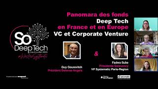 Panorama des fonds deep tech en france et en europe vc et corporate venture [So Deep Tech]