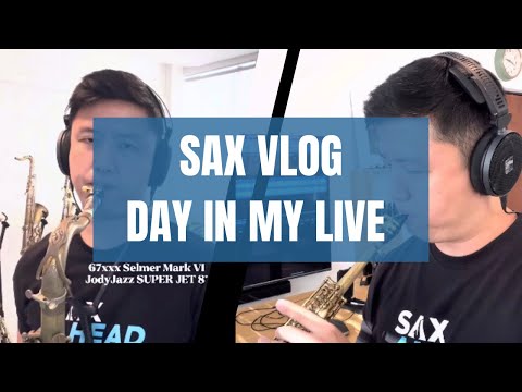 Sax Vlog: Day in my life, new album recording, worship session