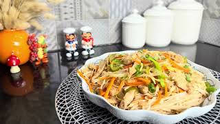 Creamy Saucy Chicken chowmein | Easy Dinner Recipe | fifikitchendiaries
