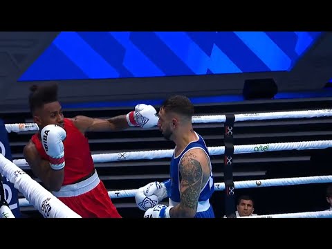 R64 (57KG) RAVALACA MIKAELE (FIJ) vs CARMONA HEREDIA SAMUEL (ESP) | World Boxing Championships 2023