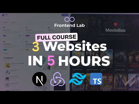 Next.js 16 Complete Course | Build 3 Modern Projects | 2026
