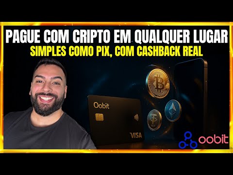 Esqueça o PIX! Agora é cripto com cashback em OURO usando Oobit