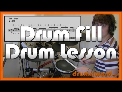 ★ Fire (Jimi Hendrix) ★ Drum Lesson | How To Play Drum Fill (Mitch Mitchell)