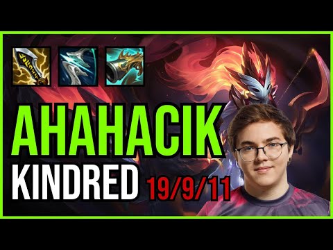 AHAHACIK - KINDRED vs JARVAN IV Jungle - EUW Challenger - Patch 11.3