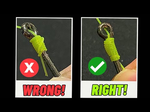 Are you still using the wrong way to snell a hook?