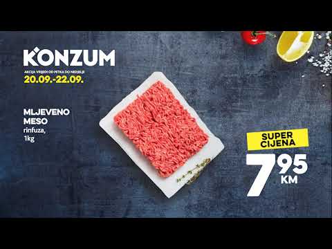 Vikend akcija u Konzumu! 20.09.-22.09.2019.