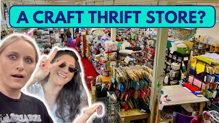 Thrift With Me at a Second Hand Craft Store (Remainders in Pasadena) w/ Rachele Friedland