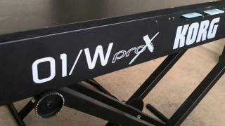Video thumbnail for MY KORG 01 W PRO X AMAZING 88 KEYS  WORKSTATION by juankmyt