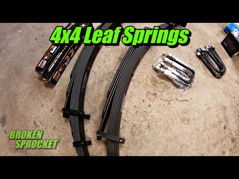 How to fit leaf springs to your 4x4 and lift suspension.