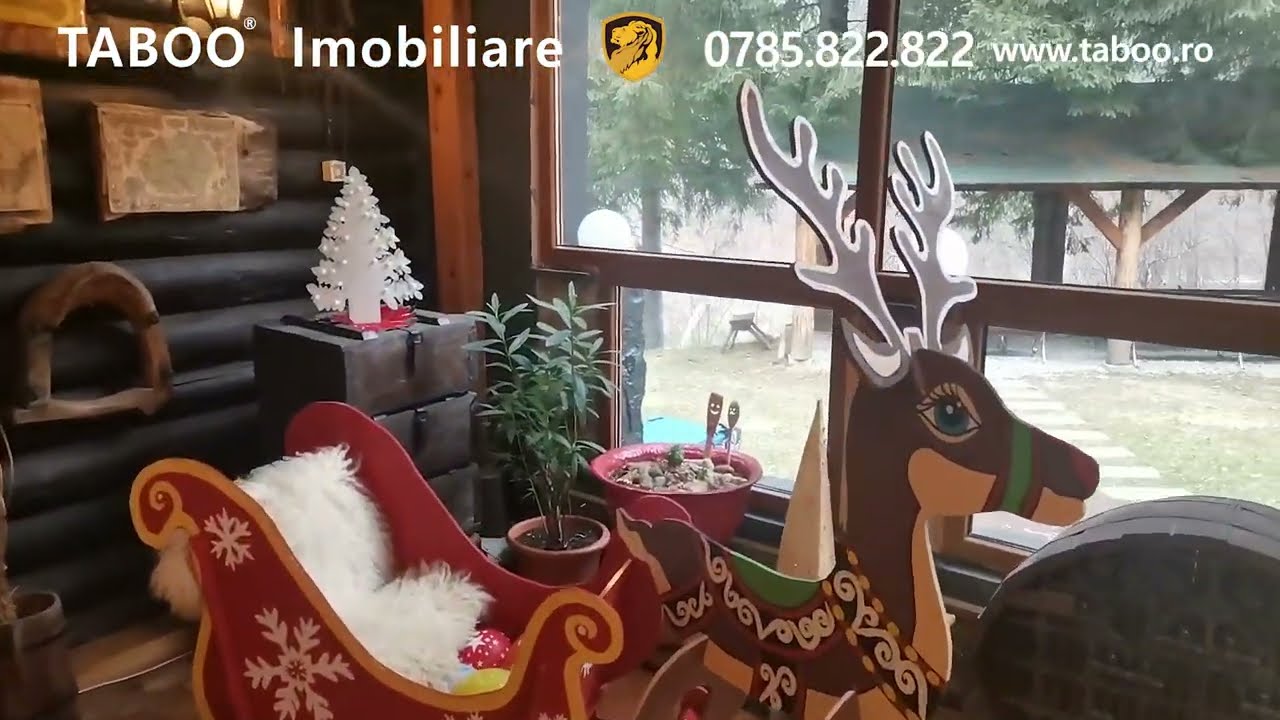 Pensiune de lux de vanzare in inima padurii langa Sibiu - Video