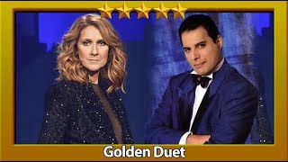 Video thumbnail of "Freddie Mercury & Celine Dion - The Show Must Go On (Live) [GOLDEN DUET]"