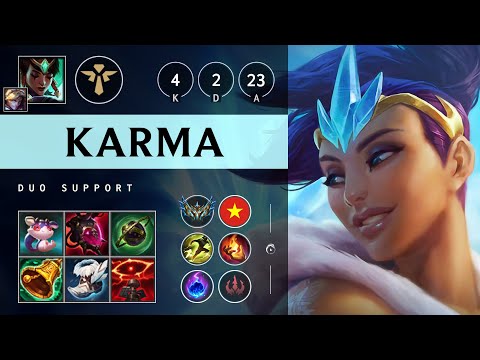 Karma Support vs Seraphine: Rampage - VN Challenger Patch 25.S1.1