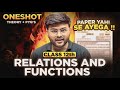 Relations And Functions One Shot I Morning Session On Relation And Function Class 12 I Class 12 Math