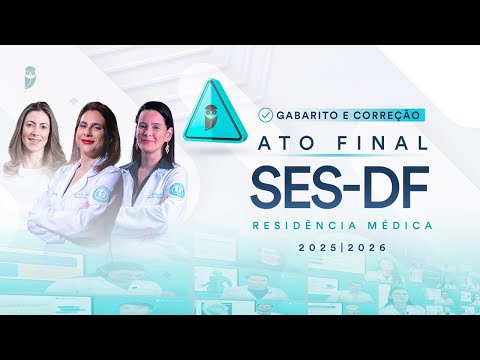 Gabarito SES-DF Residência Médica 2025/26