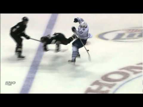 Matt Frattin steamrolls Francois Beauchemin [HD]