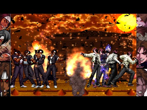 [Mugen - KOF] Team KUSANAGI vs. Team Orochi Kyo