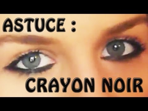 comment appliquer crayon blanc yeux