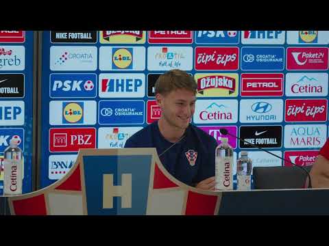 Press conference: Josip Juranović and Toni Fruk