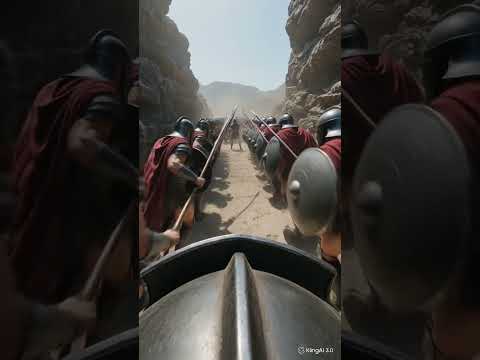 POV You&rsquo;re In The Spartan Phalanx - Thermopylae 480 BC ⚔️🛡️ #ai #shorts #spartan #pov #viral