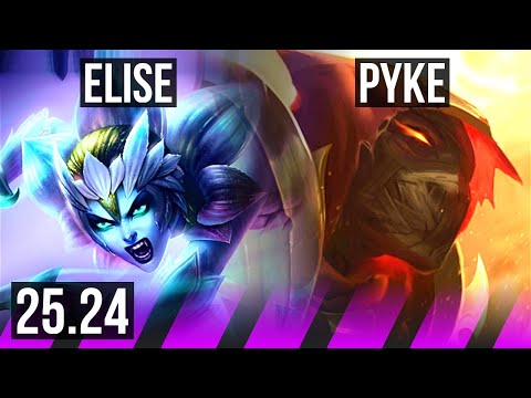 ELISE & Lucian vs PYKE & Kai'Sa (SUP) | EUW Master | 25.24
