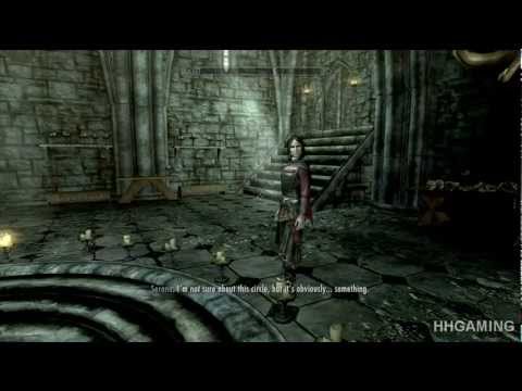 Skyrim Dawnguard - walkthrough part 12 HD volkihar ruins gameplay dlc add on expansion