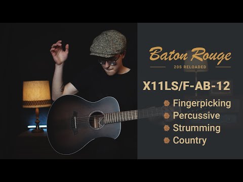 Демонстрация звучания 12-струнной гитары Baton Rouge X11LS/F-AB-12