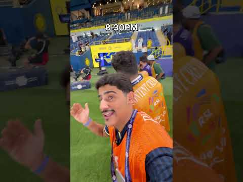 سلمت على رونالدو ورحت اتابع برشلونة وباريس 😳⁉️