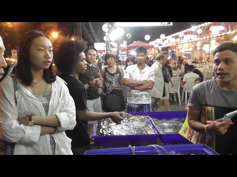 Bangkok Street Food | People Are Crazy to Buy Thai Sea Food Video