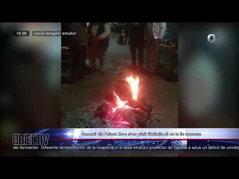 Oamenii din Poiana Mare și-au păzit fântânile să nu le fie spurcate