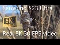 Samsung Galaxy S23 Ultra Real 8K 30 FPS cinematic video
