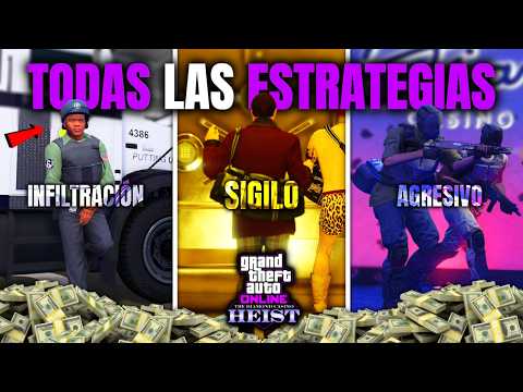 Todas las Estrategias del Golpe al Casino 2025 (Infiltración, Sigilo, Agresión) | GTA Online