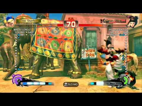 Super Street Fighter IV Ranked Replays Phoenix00Knight vs. WHITE GUN v2