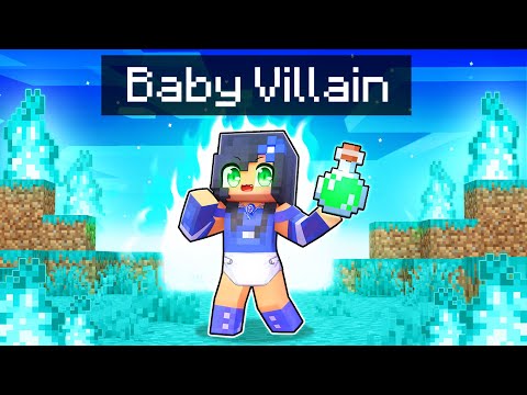 Taking OVER Minecraft as a BABY Villain!