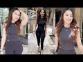 Dabangg Fitness Diva Saie Manjrekar Spotted At Outside Gym Juhu ️