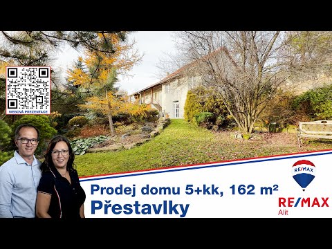 Prodej domu 5+kk, pozemek 162 m², okrasná zahrada, bazén, sauna, Přestavlky